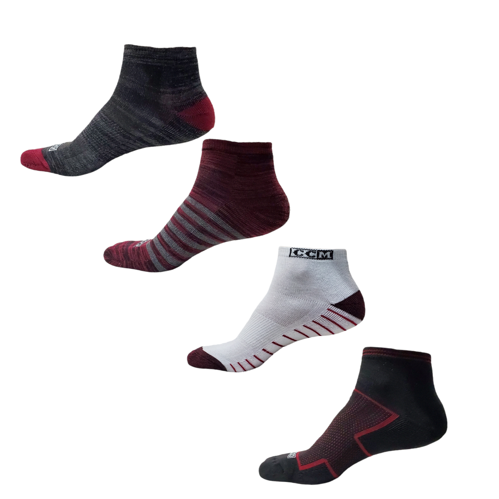 CCM Men’s Sport Ankle Sock - 6 Pairs