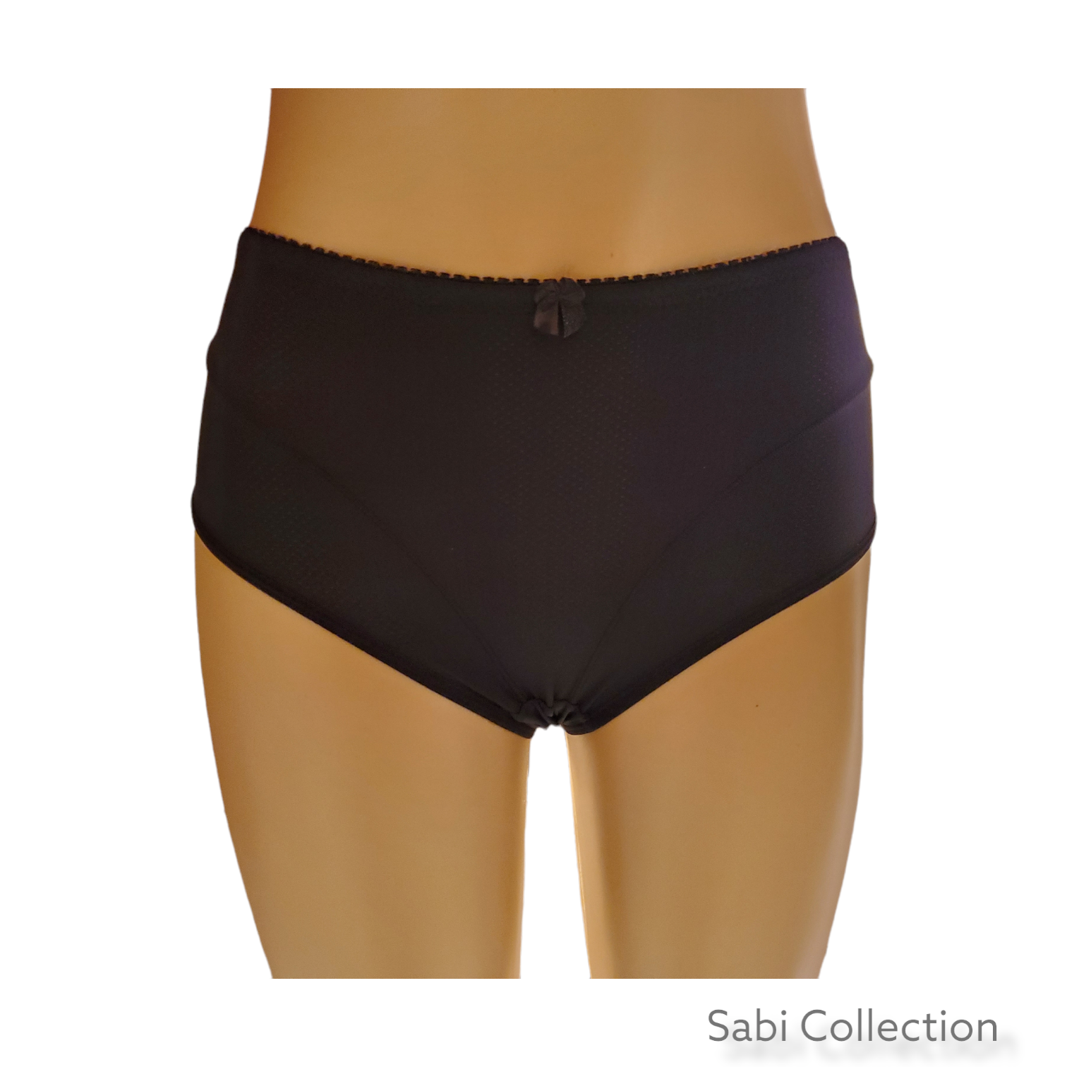 Ladies Microfiber High cut Underwear - Black –